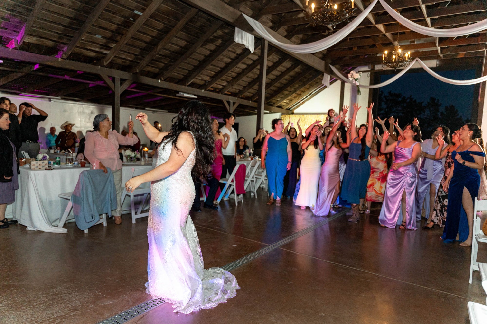 St. Vincent de Paul Church & Robledo Barn wedding photo
